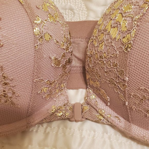 Victoria's Secret Bra 34B Rose with Gold Details - Picture 4 of 7